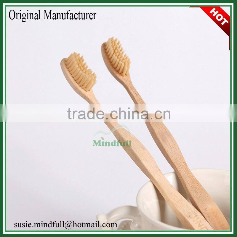 Wave Handel And Bristle Personal Toothbrush Wholesale China Bamboo Toothbrush