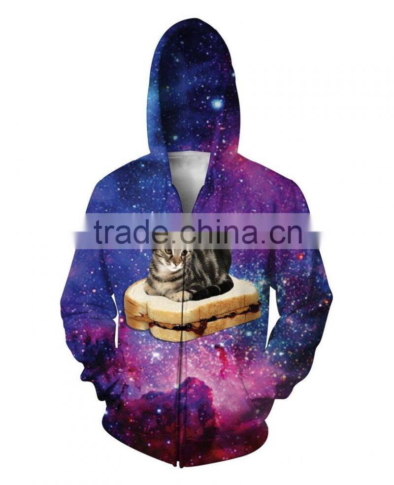 Custom made Men's sublimation Pattern 3D Hoodies