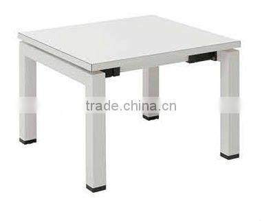 Popular melamine board steel leg Chinese tea table TE017