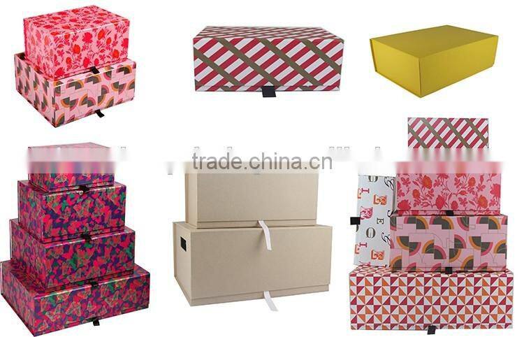 Vintage style storage box cardboard drawer storage box fabric storage box