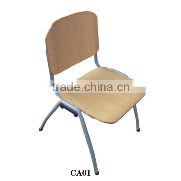 Classroom furniture Superior wood chair Simple style student chair for sale CA01