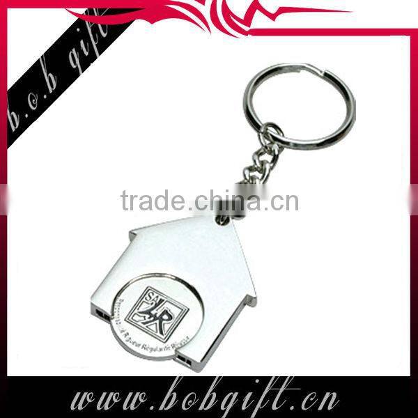 customized trolley coin key chains/ trolly coin holder