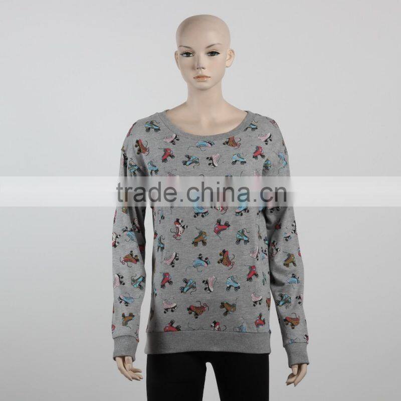 F5W14364 High Quality Wholesale Cewneck Sweatshirt Women
