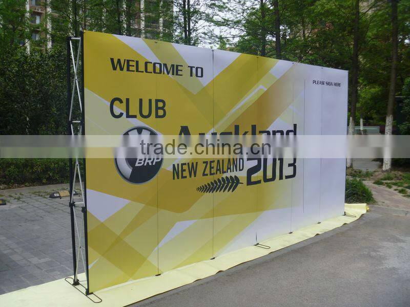 aluminum trade show display backdrop