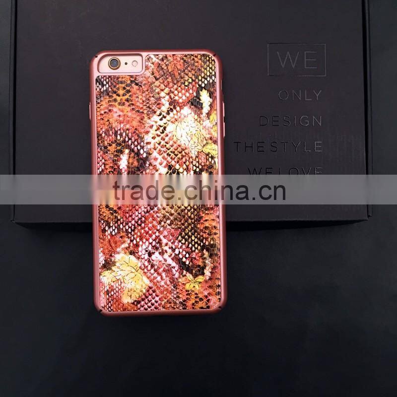 high end luxury Color pattern saffiano leather cell phone cover case for iphone
