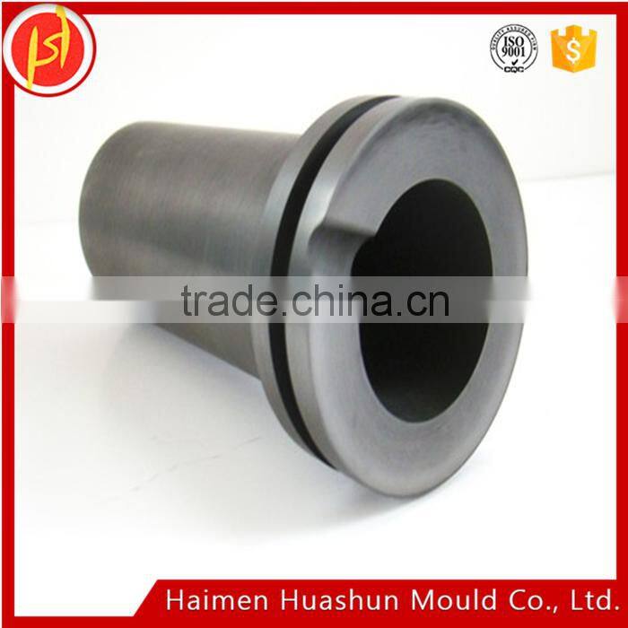 High heat conduction graphite crucibles for melting aluminum and copper