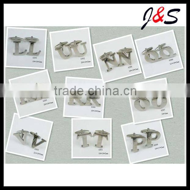 wholesale alphabet cufflinks from A-Z