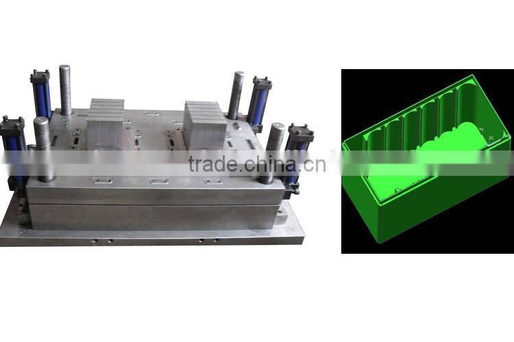 Taizhou Leen High Precision Plastic Injection Battery Crate Mould,Plastic Battery Container Mould