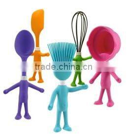 Silicone Batter Spatula Scraper Cake Tool Kitchen Accessory Colors for Christmas