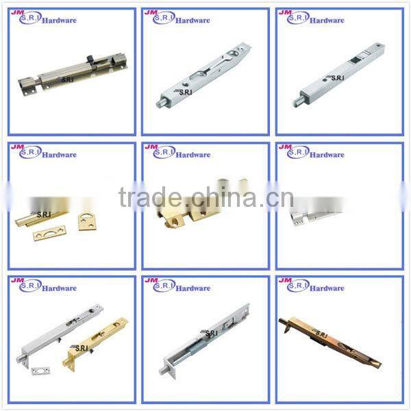 New design high end fashional brass flush door bolt