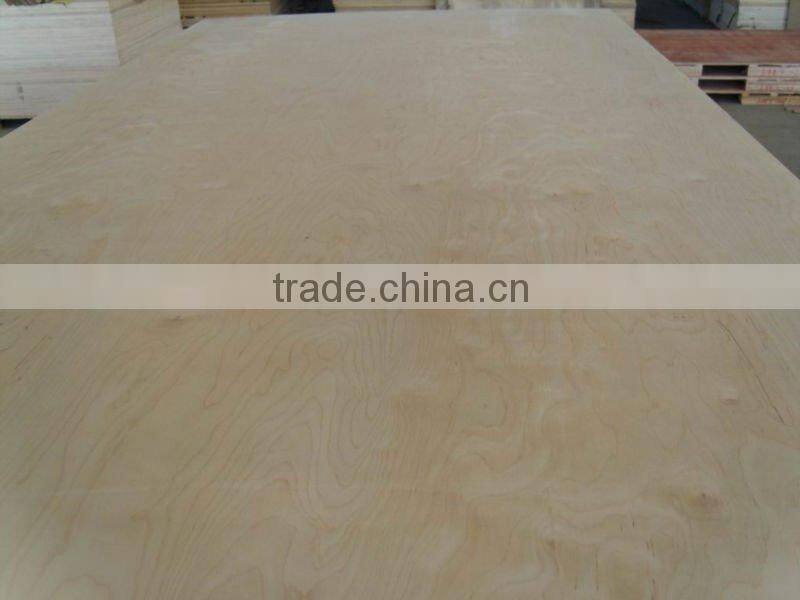 birch plywood for decoration from Linyi