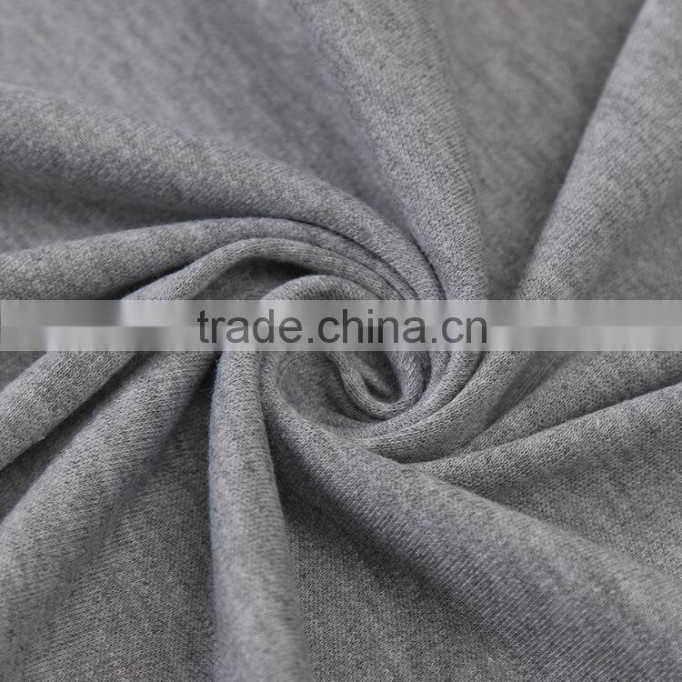 Factory sweat fabric plain solid dyed t c 65 polyester 35 cotton grey fabric woven blend fabric for women dressing