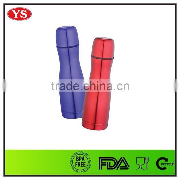 500ml double wall vacuum stainless steel flask with coating