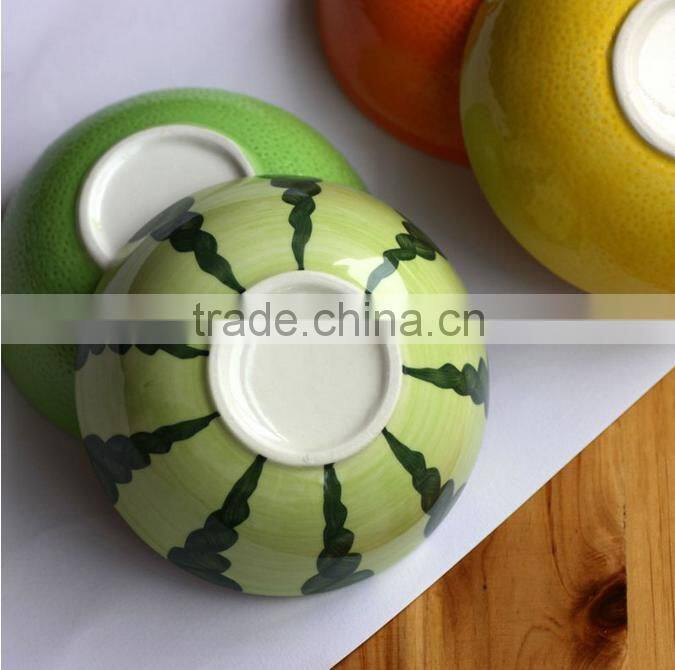 Wholesale High quality Creative Lovely Fruit ceramic bowl/child bowl