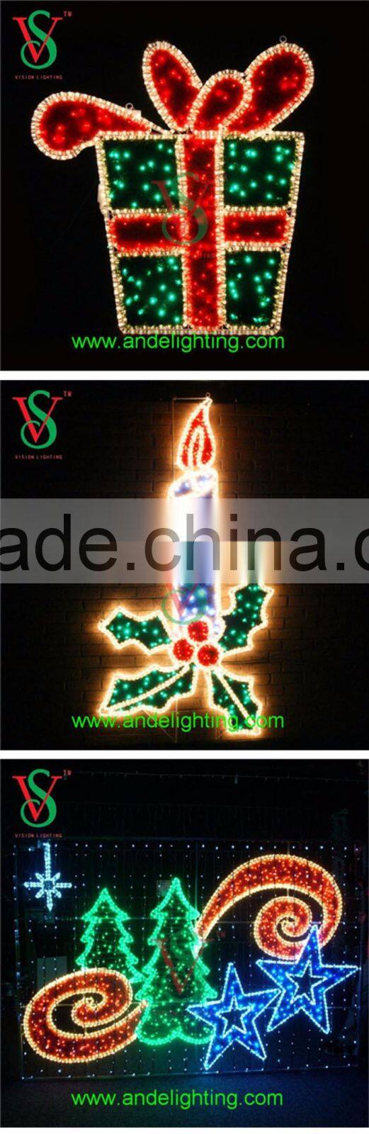 New design Christmas tree garland motif lights for holiday decoration