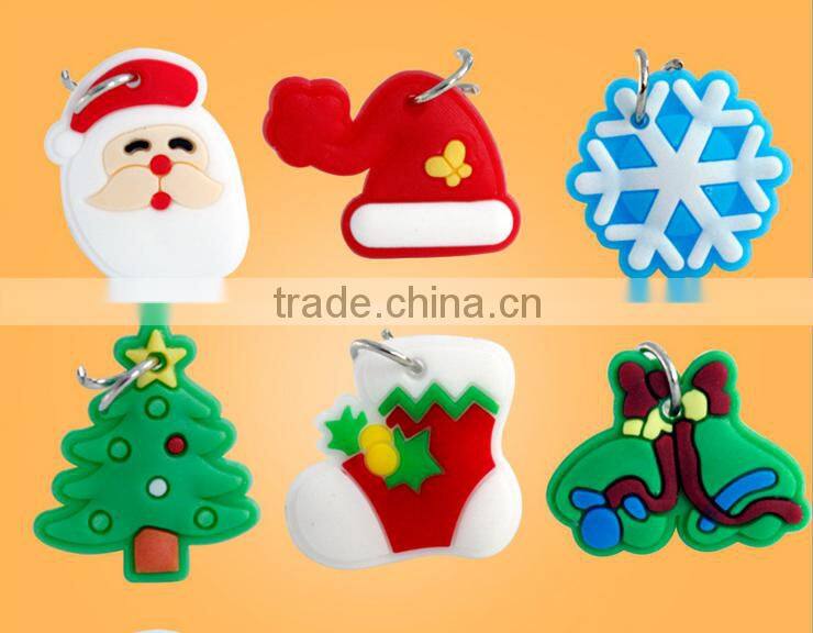 Wholesale christmas gifts 2015 resin Rainbow charms christmas decorations made in china