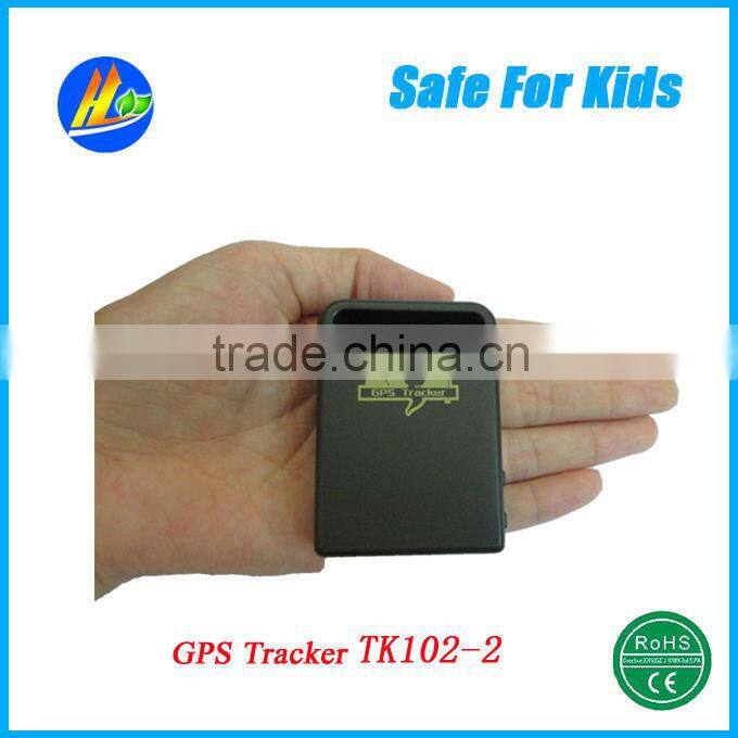 Hot sale mini personal gps tk102b with SOS and movement alarm