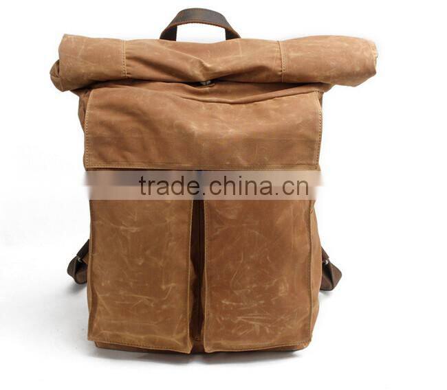 2016 New leather backpack bag