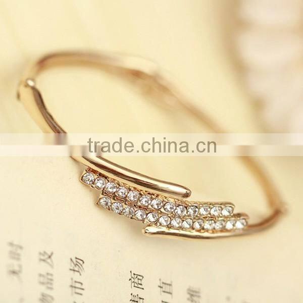 Fashion Sparkling Double Row Rhinestone Bracelets