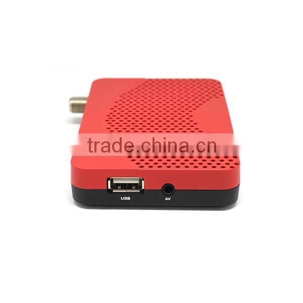 Factory directory price HD MINI DVB S2 satellite receiver with IKS BISS IPTV POWERVU GSCAM