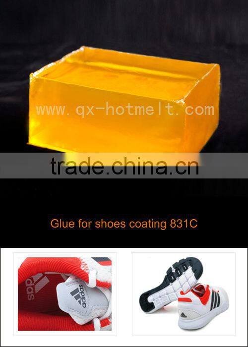 Good quality hot melt block type shoes glue