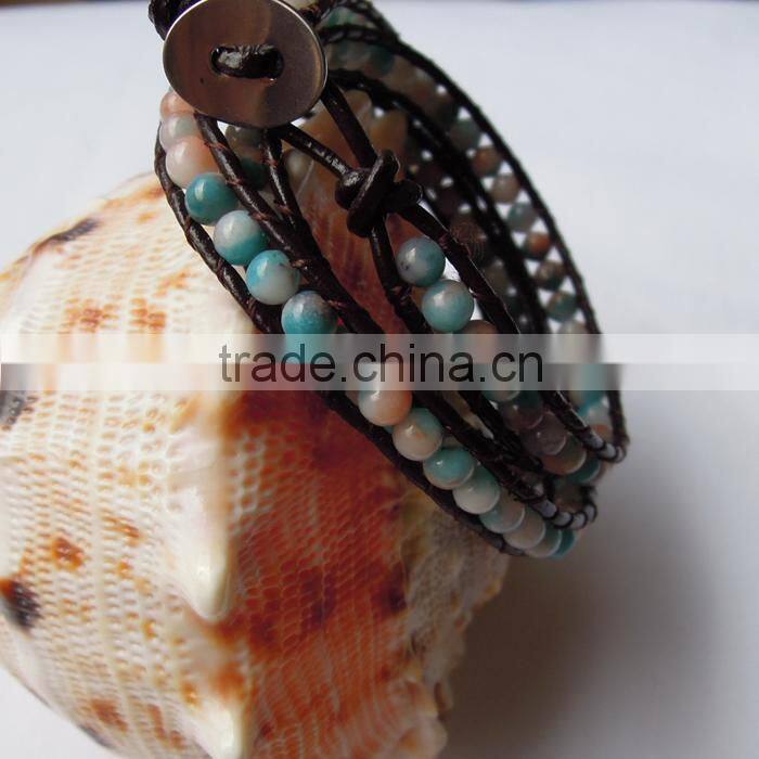 new fashion charging bracelet leather best gift to friends