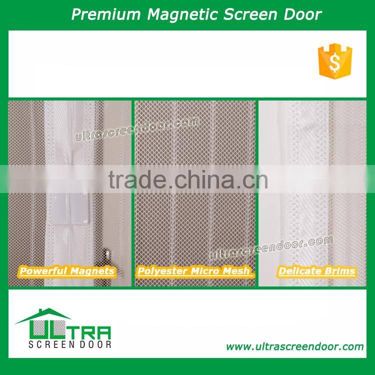 Mosquito Preventing Magnetic Door Mesh Screen