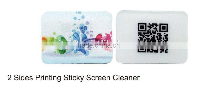 Magic mobile microfiber sticker mobile screen cleaner