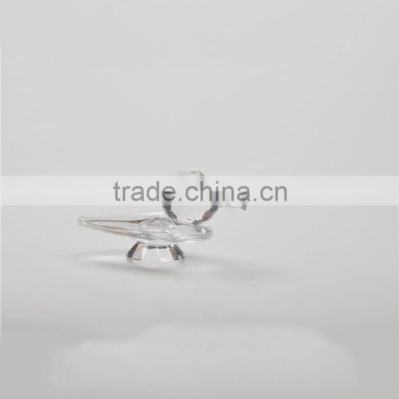faceted crystal animal for office decoration