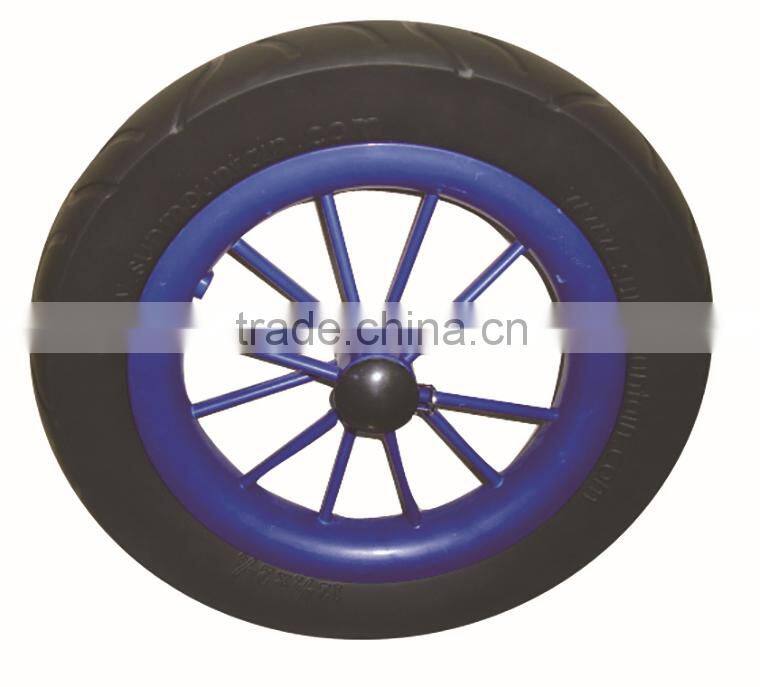 12" veichle EVA plastic wheel tool cart wheel