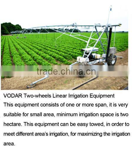 Two-wheels Linear Irrigation Equipment from factory