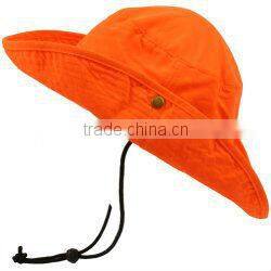 colorful roll up 100% cotton baby children's kids plain bucket hats