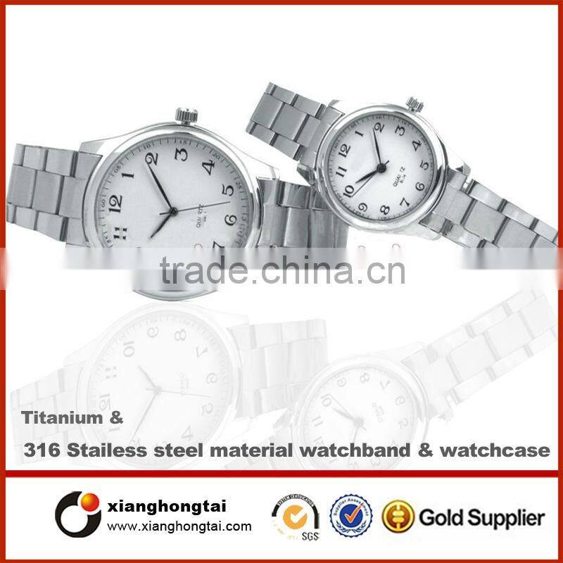 Stainless steel watchband