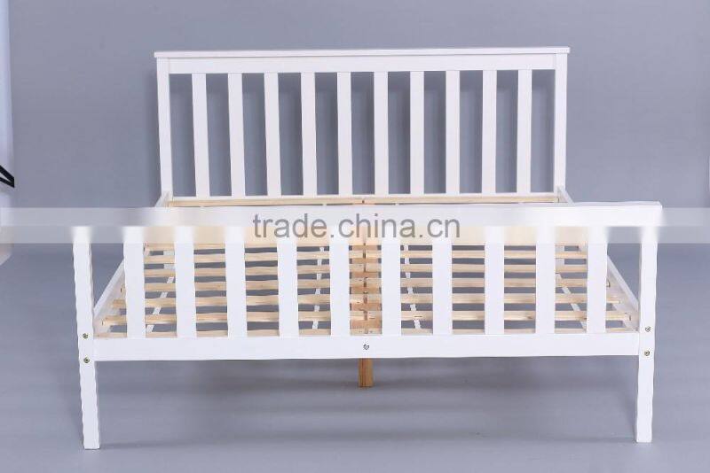 best design quality king size pine wood bed