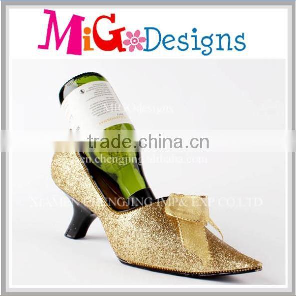 Christmas Novelty Wedding High Heel Shoe Resin Wine Bottle Holder
