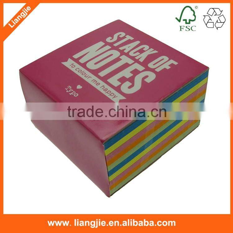 Color Sticky memo pad block paper