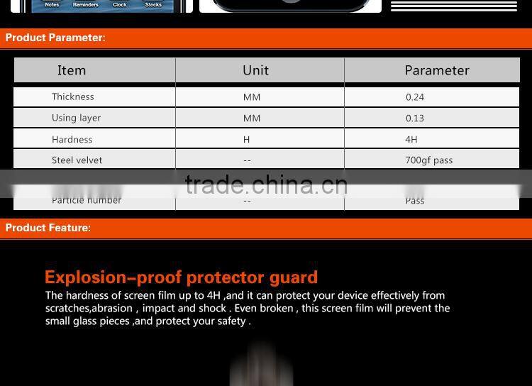 iTop 3H high clear anti-shock mobile phone screen protector for LG G pro 2