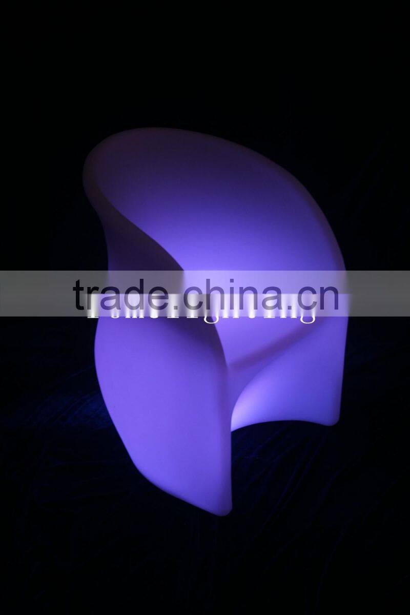 home leisure romote control color changing led Lighting Up Sofa Furniture