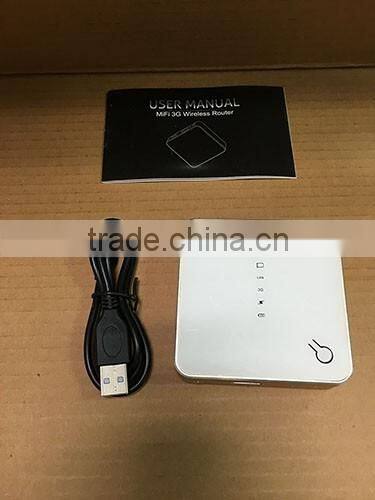 SC-4363-3GR wholesale pocket sim card 3G AP Router with power bank