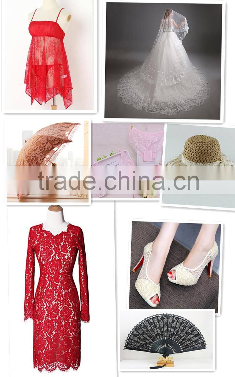 Novel Cord lace fabric, Water soluble lace, wholesale African lace fabric