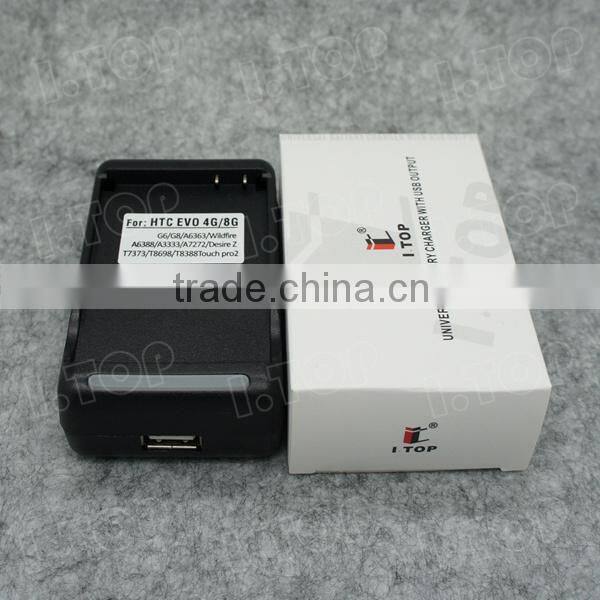 High Quality Wall Charger for HTC EVO 4G 8G , made in China