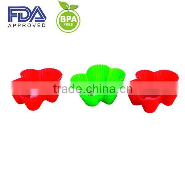 Lifetime Guarantee Cake Tool FDA Silicone Baking Cups in 6 colors