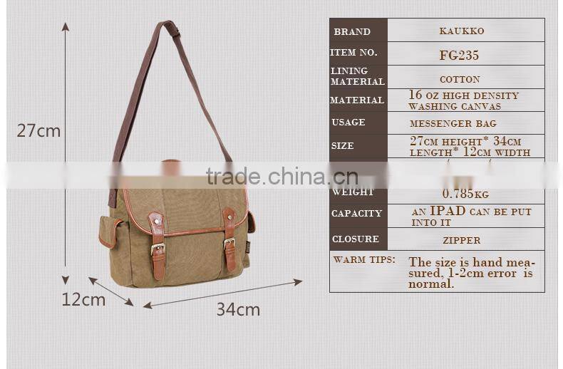Ladies Cross Body Messenger Bags for Teens Vintage Canvas Shoulder Bags for Womens 2015 New Fashion