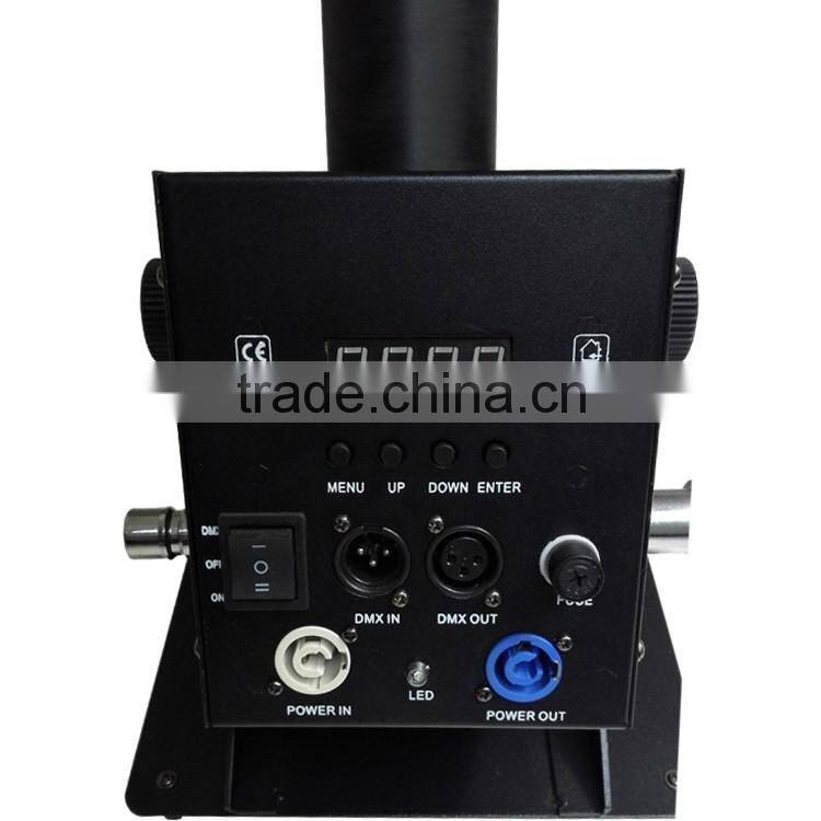 CE LVD EMC FCC Stage Special Effect DMX512 Cryo FX Blast CO2 Cannon Column 3in1 RGB 12*3w LED Mini Smoke Machine