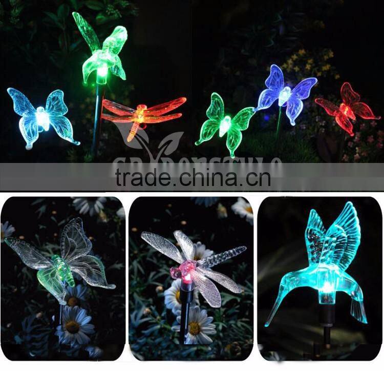 landscape lighting for patio, butterfly bird dragonfly design lighting, lawn light modern outdoor lighting