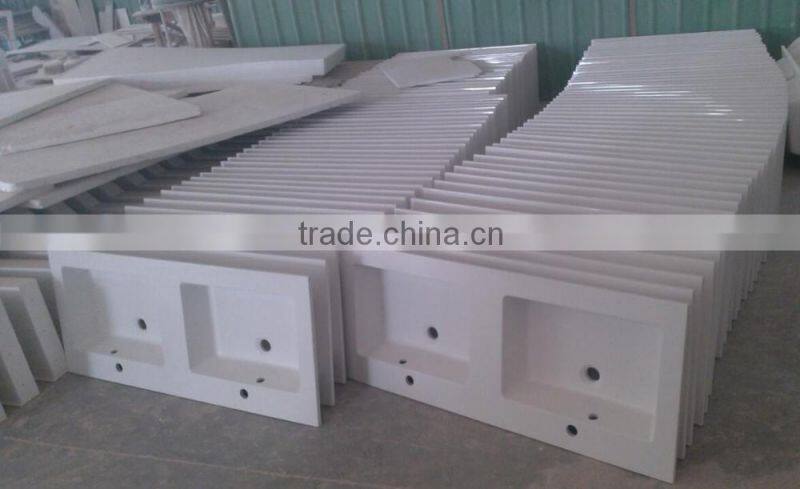 white acrylic solid surface bowl sink, resin stone kitchen sinks