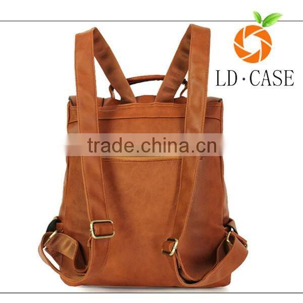 wholesale price Custom Vintage Men's Genuine Leather Backpack