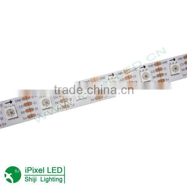 weatherproof dotstar apa102c 60 black pcb smd 5050 rgb led strip 5v