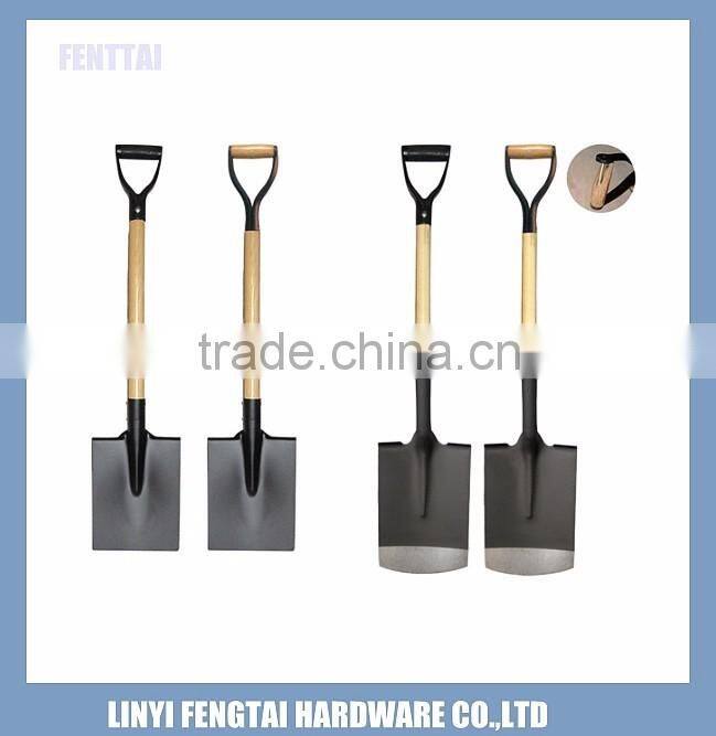 Agriculture Use Shovel with Short Wooden Handle
