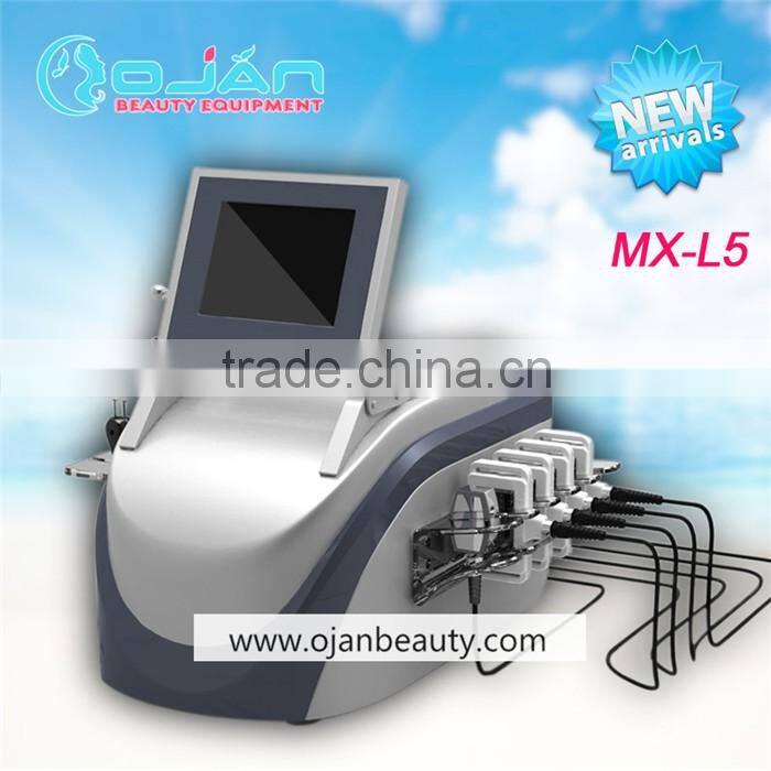 Best effective 650nm portable lipolaser slimming machine , Lipo Diode Laser Slimming